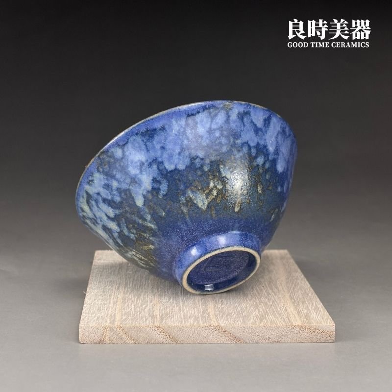 【永隆】釉變藍天台灣陶藝杯 100ml