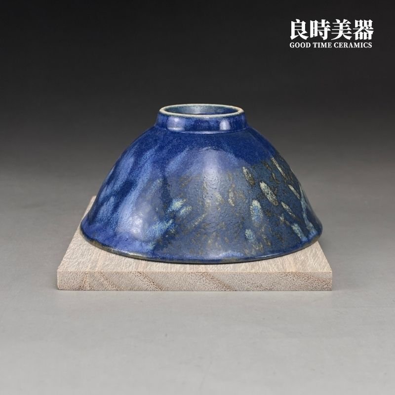 【永隆】釉變藍天台灣陶藝杯 100ml