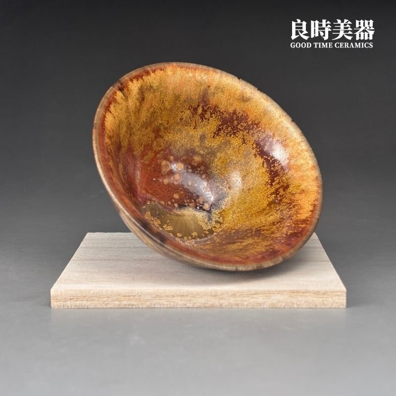 【永隆】釉變火炎台灣陶藝杯 100ml