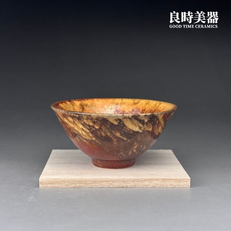 【永隆】釉變火炎台灣陶藝杯 100ml