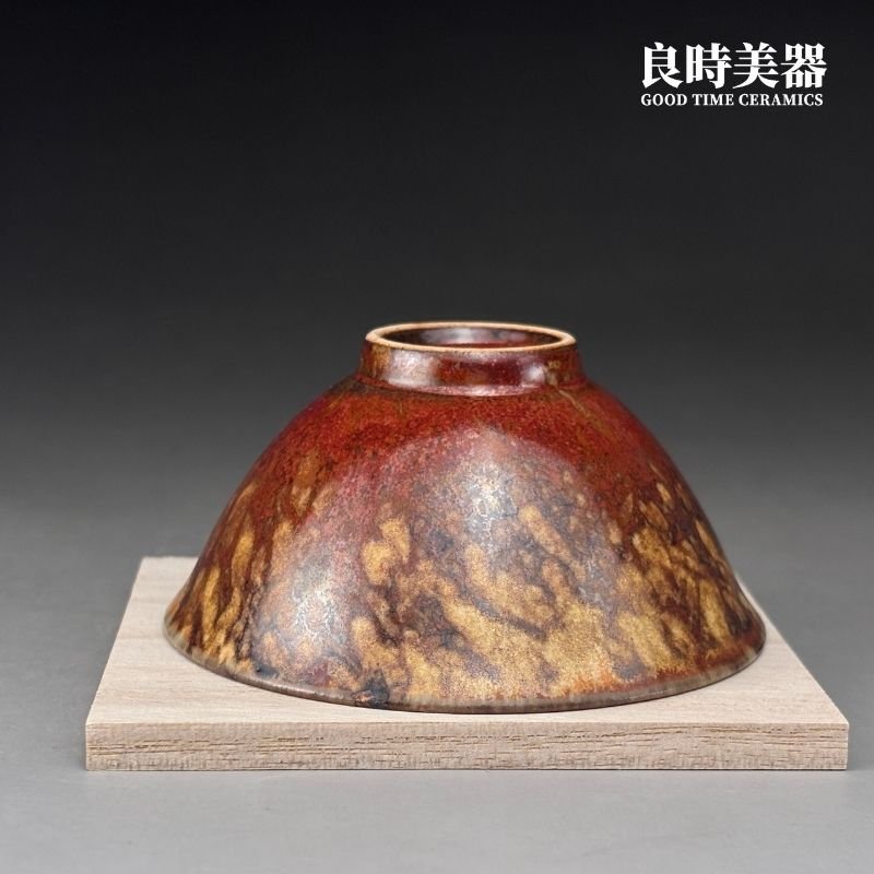 【永隆】釉變火炎台灣陶藝杯 100ml