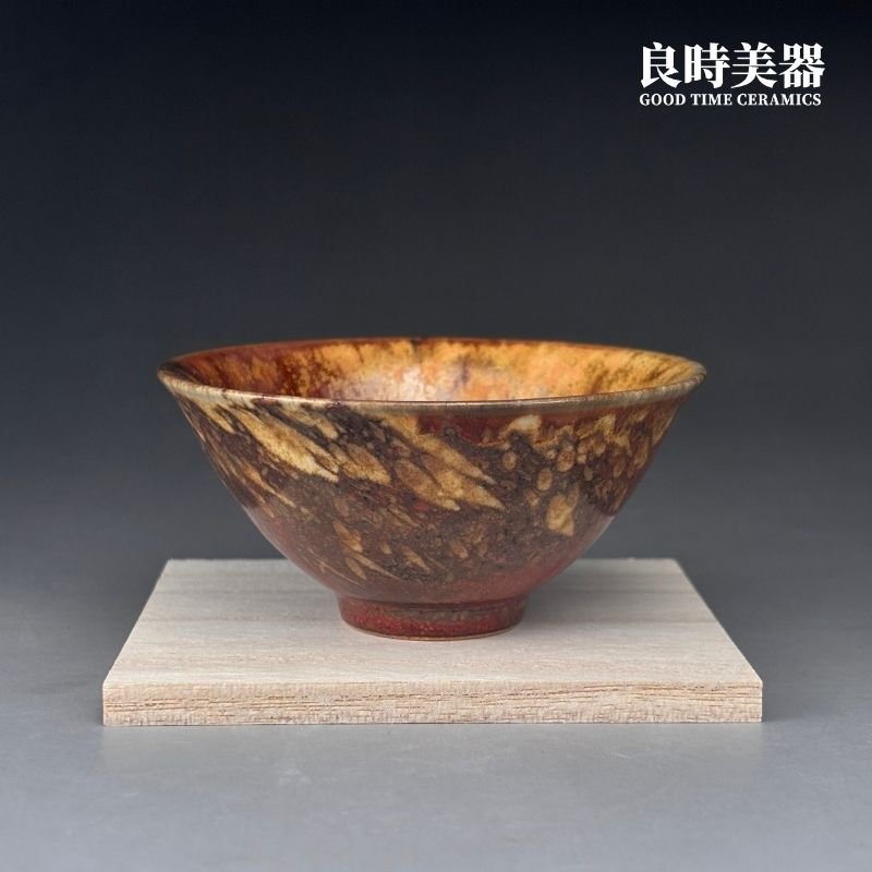 【永隆】釉變火炎台灣陶藝杯 100ml