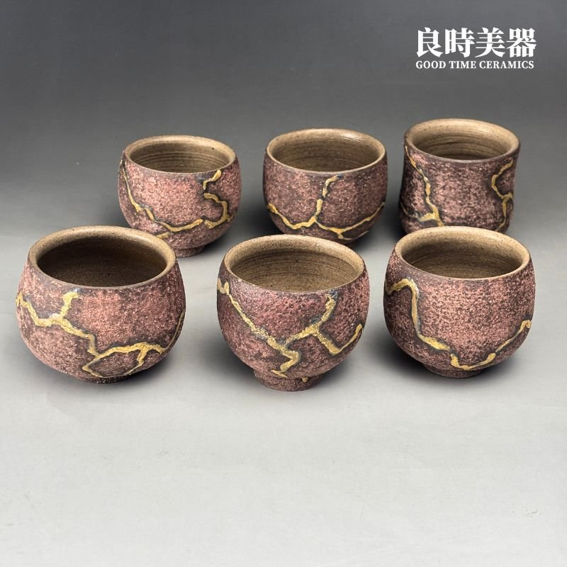 【周聖鈞】岩礦痕金茶壺組