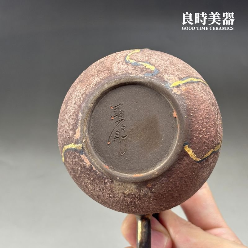 【周聖鈞】岩礦痕金梨形茶壺 200ml