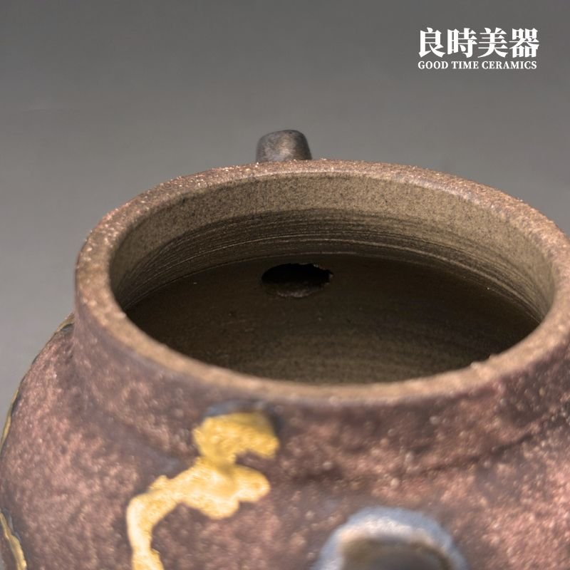 【周聖鈞】岩礦痕金梨形茶海 230ml