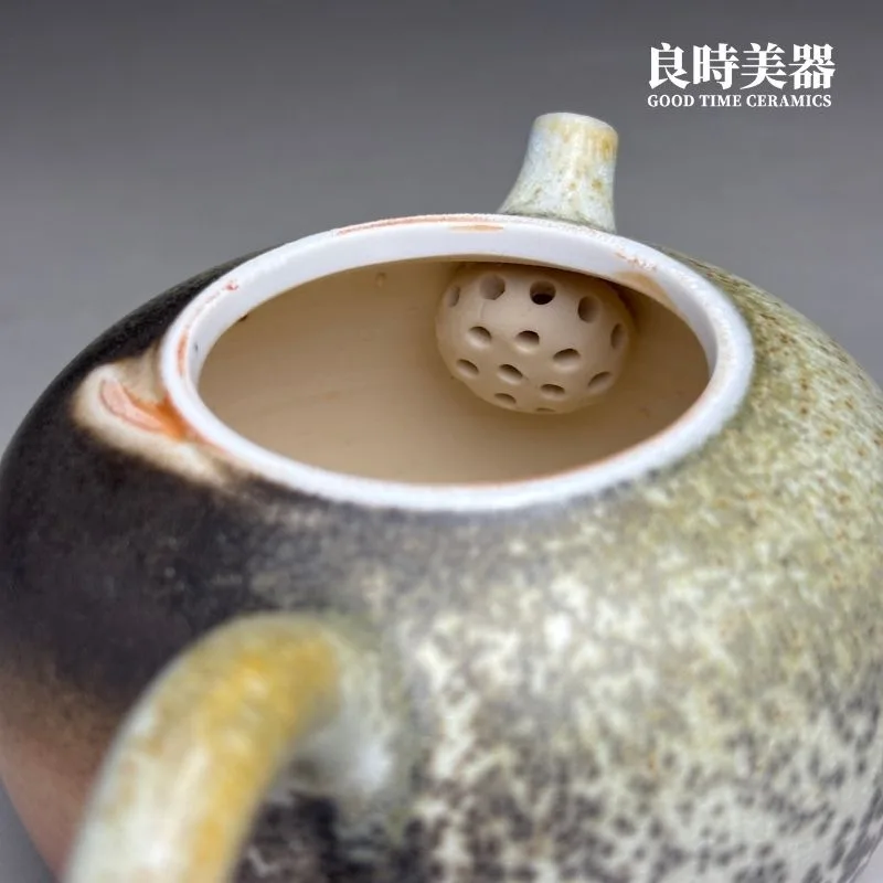 周聖鈞】火痕柴燒茶壺225ml - 良時美器GoodTimeCeramics柴燒茶壺