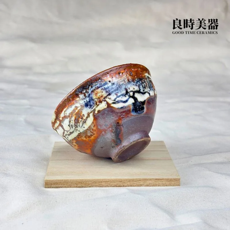 志野釉變燒手作茶杯 60ml
