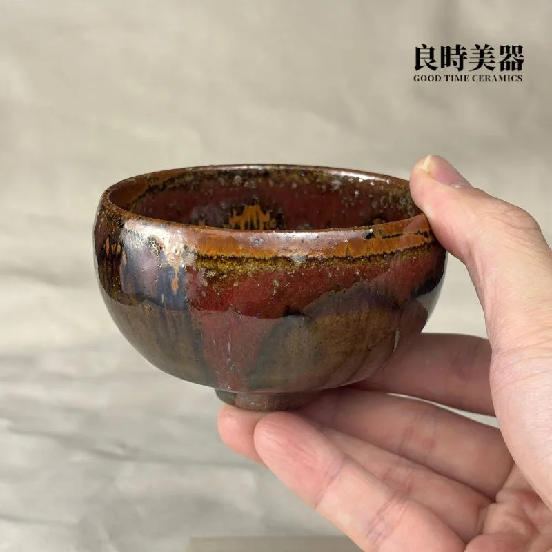 志野釉變燒手作茶杯 120ml