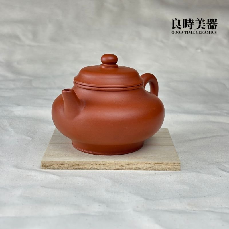 【華記】手拉坏朱泥壺 145ml