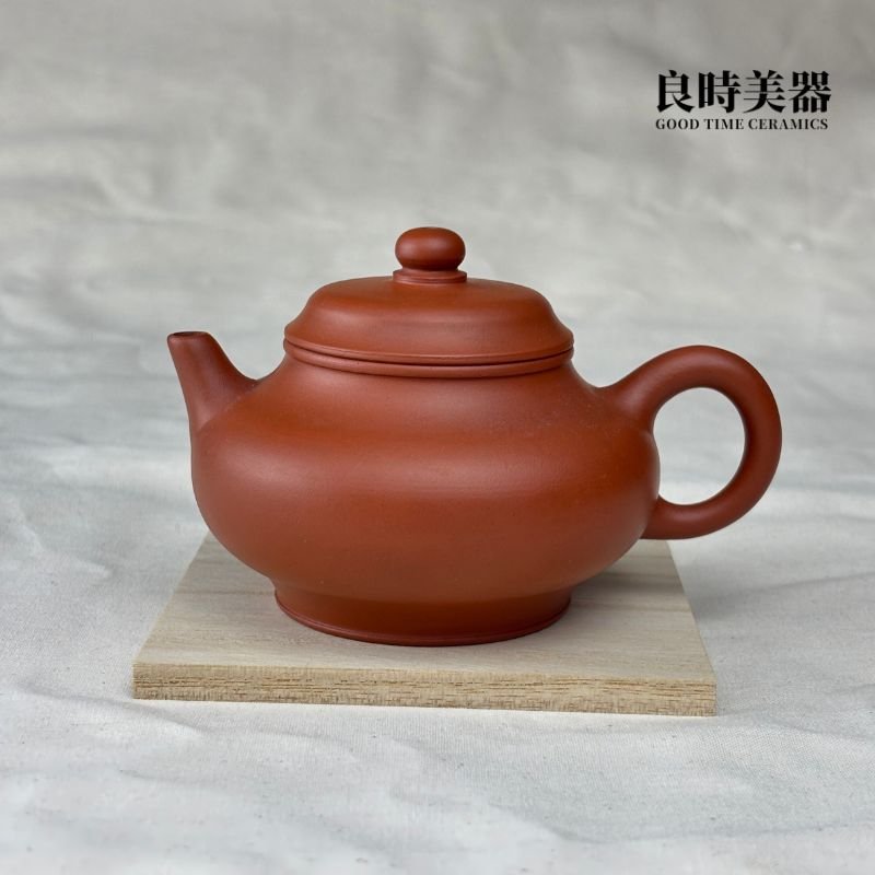 【華記】手拉坏朱泥壺 145ml
