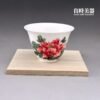 hmc2-12 (3) 【石川】手繪牡丹陶瓷對杯(兩入) 40ml
