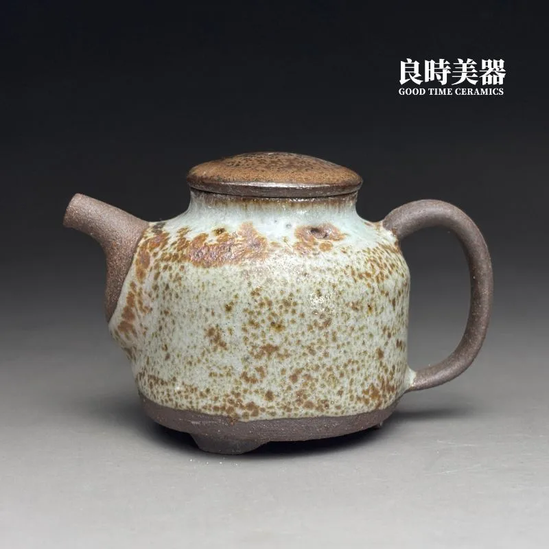 許旭倫】岩礦扁平壺180ml - 良時美器GoodTimeCeramics台灣茶具