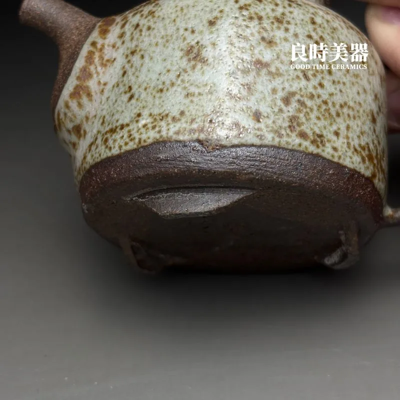許旭倫】岩礦扁平壺180ml - 良時美器GoodTimeCeramics台灣茶具