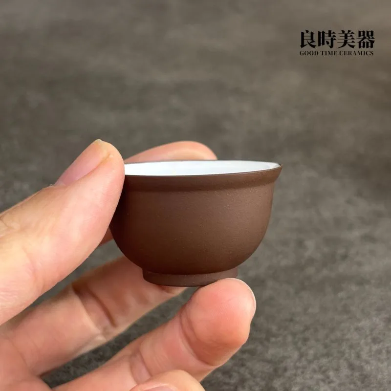 薄胎功夫杯 (10) 薄胎朱泥功夫杯(多款)傳統泡茶杯 25ml