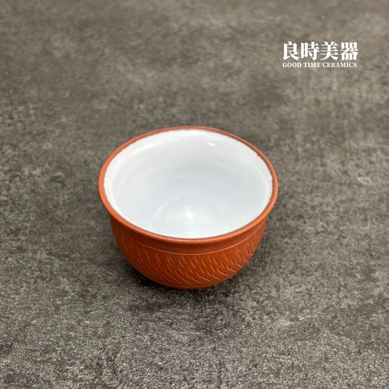 薄胎功夫杯 (2) 薄胎朱泥功夫杯(多款)傳統泡茶杯 25ml