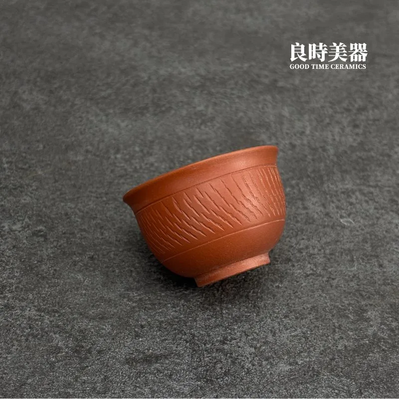 薄胎功夫杯 (4) 薄胎朱泥功夫杯(多款)傳統泡茶杯 25ml