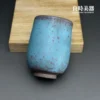 【許旭倫】手作藍釉結晶主人杯｜鶯歌陶瓷名家品茗杯｜台灣名家
