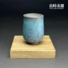 【許旭倫】手作藍釉結晶主人杯｜鶯歌陶瓷名家品茗杯｜台灣名家