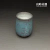 【許旭倫】手作藍釉結晶主人杯｜鶯歌陶瓷名家品茗杯｜台灣名家