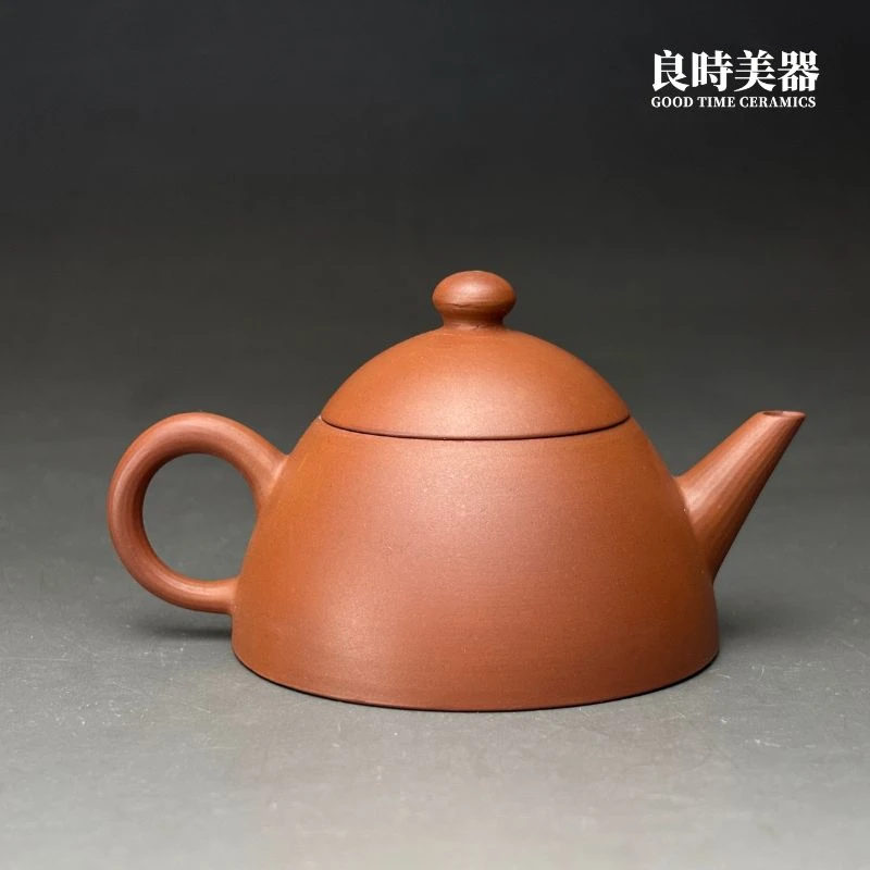 東峰早期手拉坯朱泥壺-細節圖