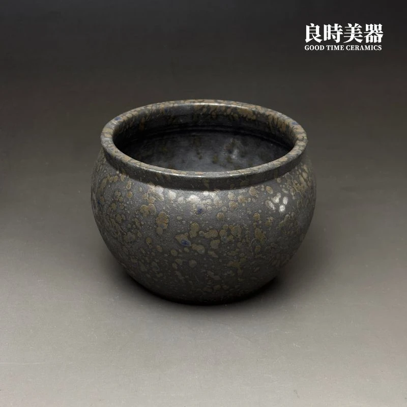 良時美器-手拉坯釉變建水-水方