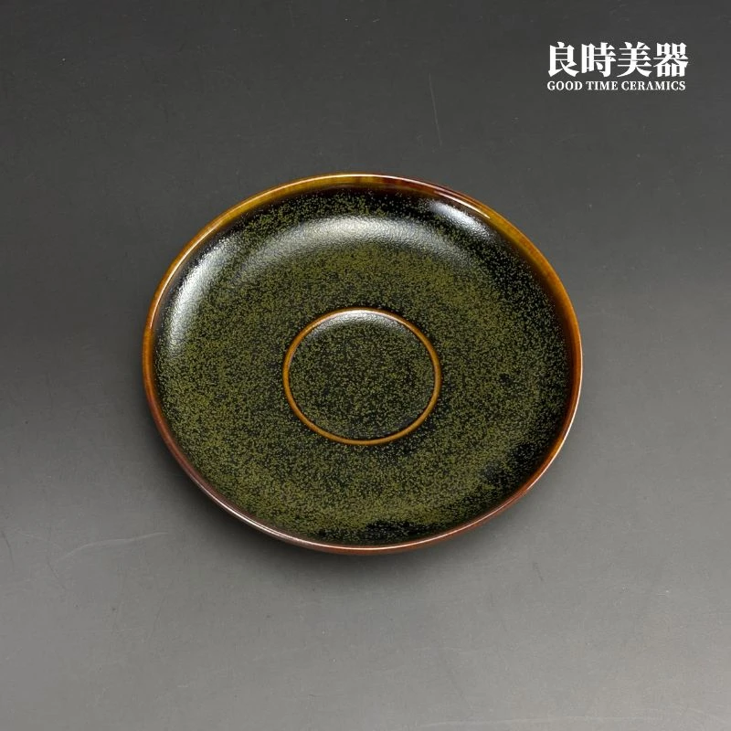 ylht-1 (2) 良時美器-茶葉末釉壺承