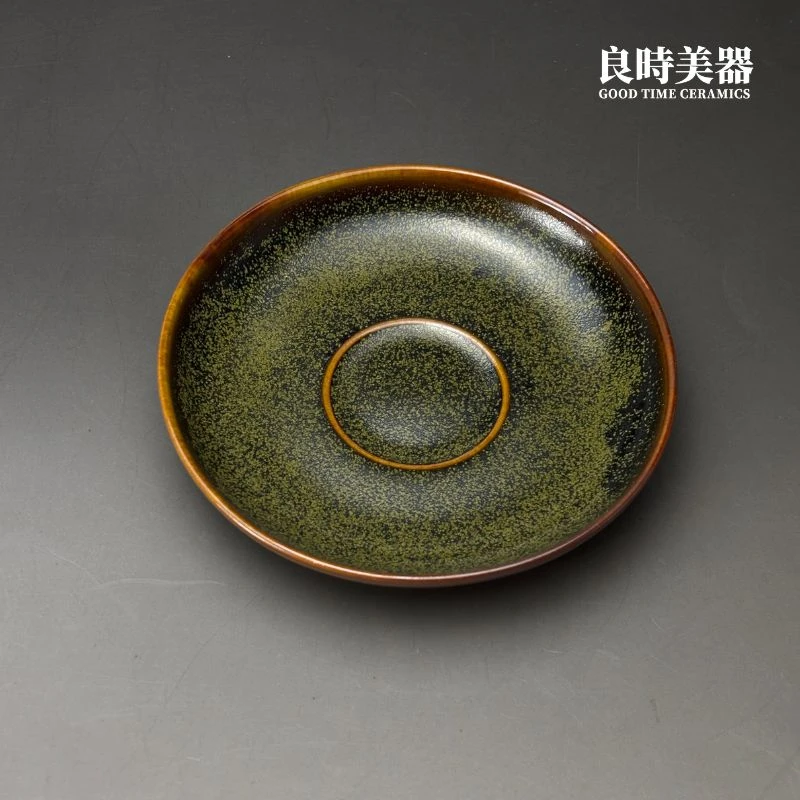 ylht-1 (5) 良時美器-茶葉末釉壺承正視角