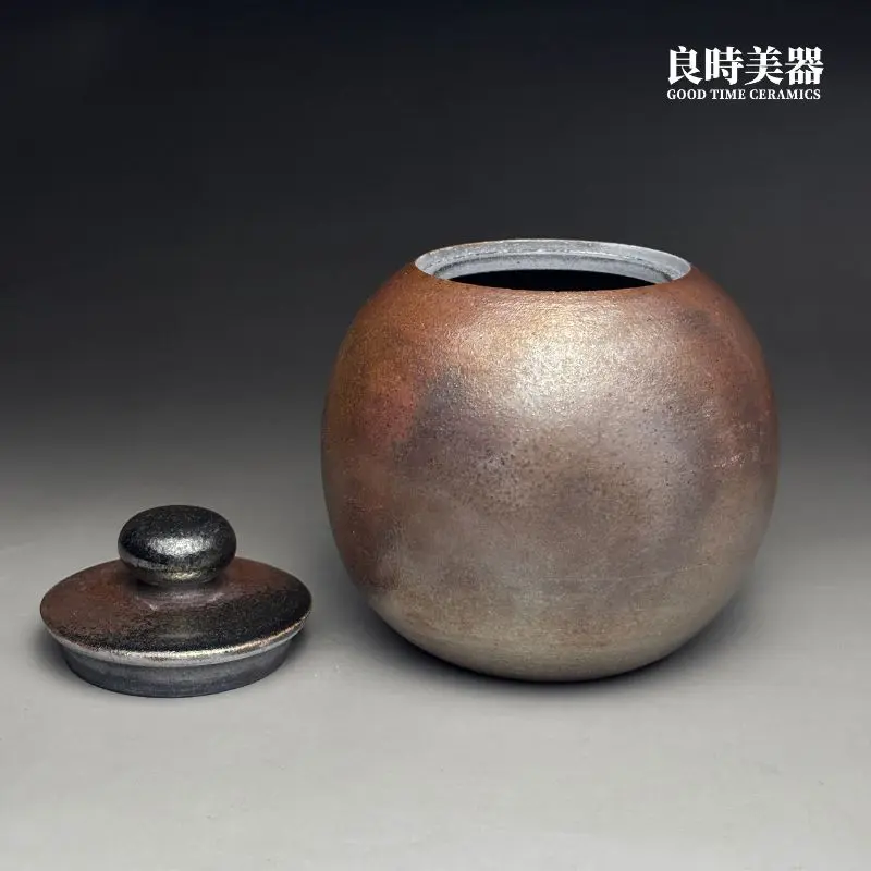 無釉原礦茶葉罐-透氣機能茶倉-良時美器