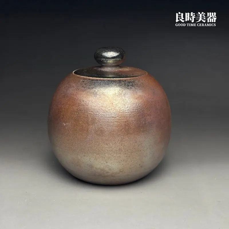 良時美器-周聖鈞柴燒茶葉罐