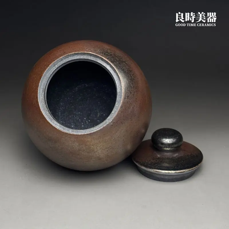 良時美器精品選物-周聖鈞金銀彩茶葉罐