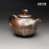 T-HSU-1-27 (2) 台灣名家許旭倫手作金銀彩岩礦壺-T-hsu-1-27-良時美器