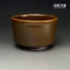 台灣天目名家邵椋楊手作金蟹眼油滴天目茶碗-T-shao-3-良時美器