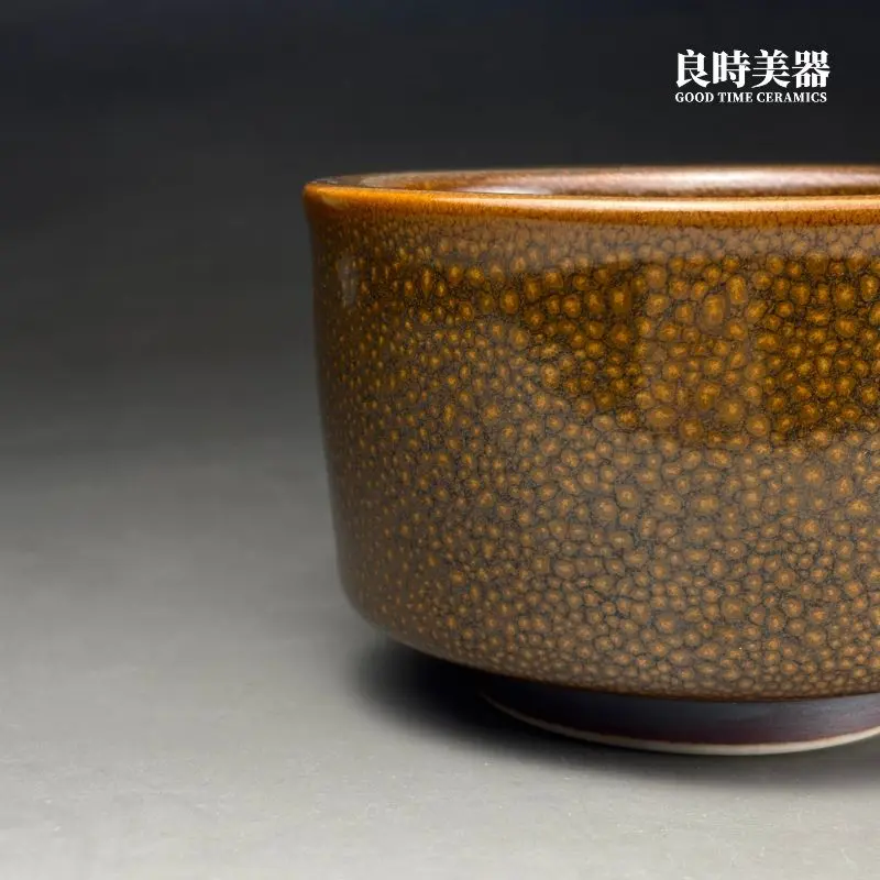 邵椋楊金蟹眼天目鬥茶碗-420cc收藏級茶碗規格