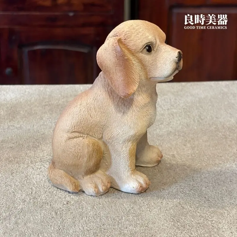 拉不拉多擺飾-療癒系桌面公仔裝飾1-良時美器