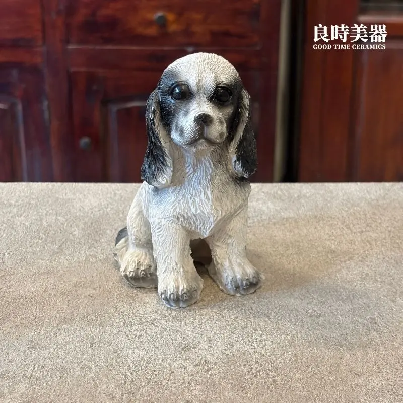 可卡犬樹脂模型-居家生活美學玄關擺飾選物