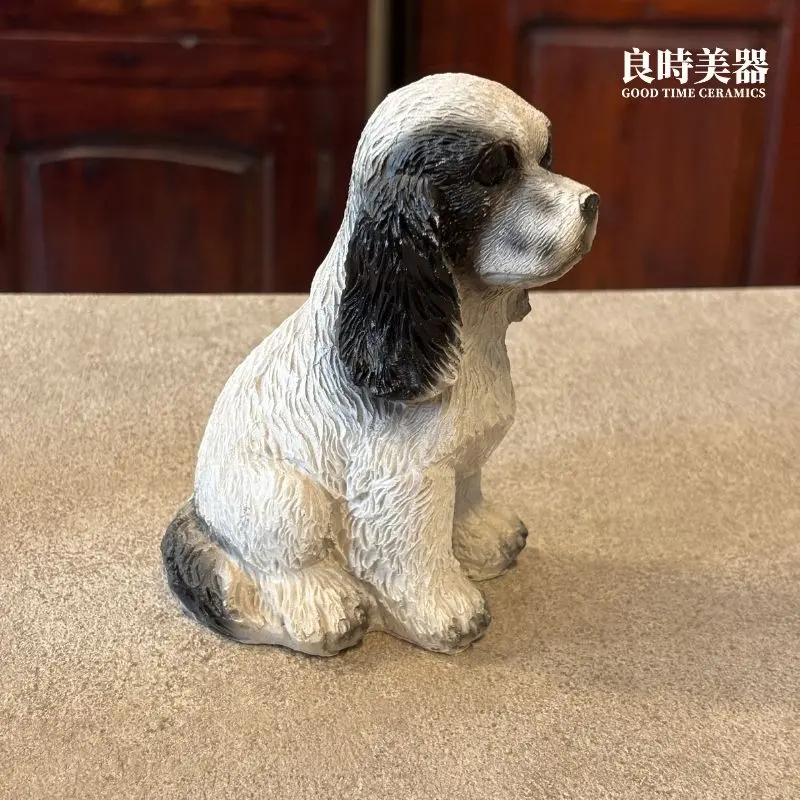 可卡犬樹脂模型-居家生活美學玄關擺飾選物1