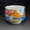 范振全生釉彩繪手捏茶碗-良時美器台灣陶藝名家珍藏款首圖