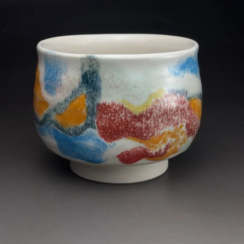 范振全850ml大容量抹茶碗-正統日式茶道主人碗功能展示