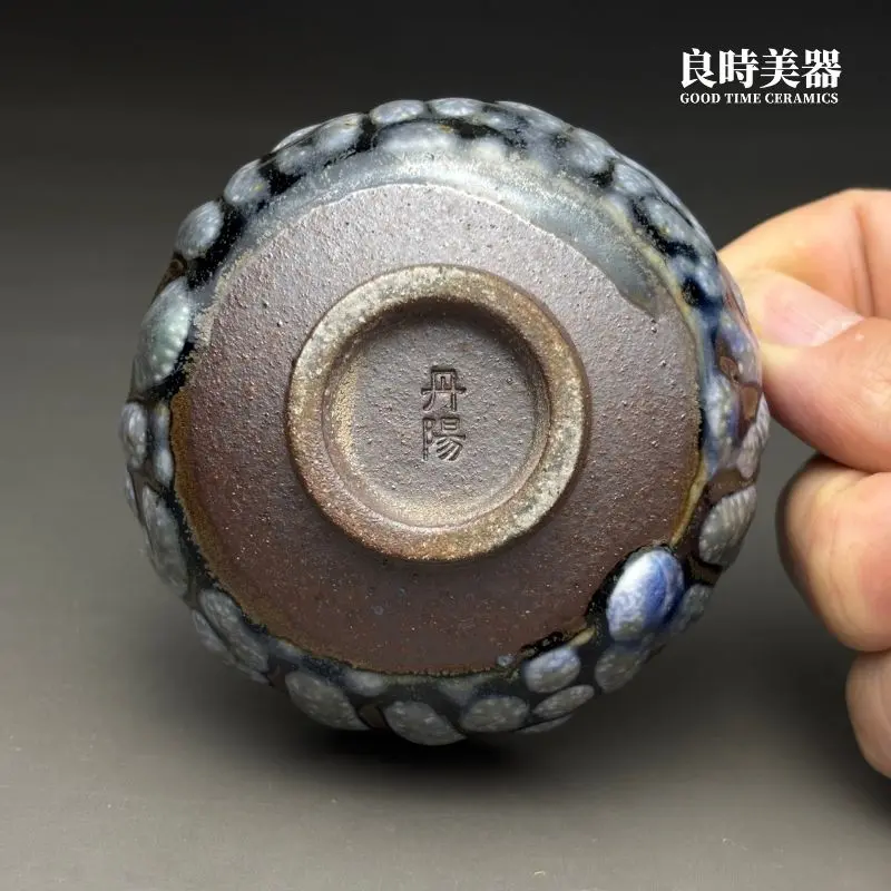 許旭倫手作杯底部露胎落款-名家認證