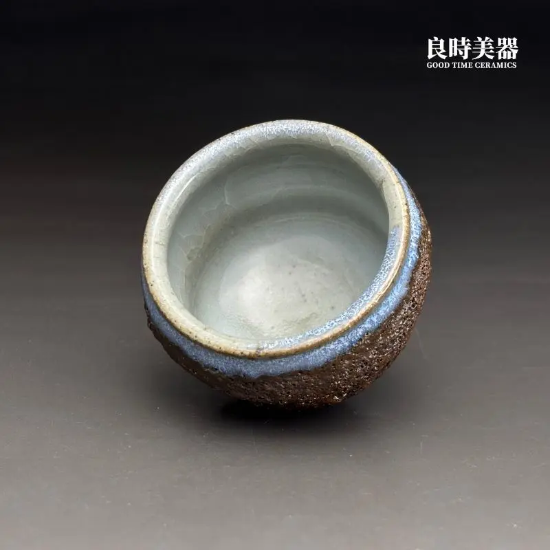 岩礁冰裂主人杯內部-良時美器