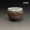 【許旭倫】手作岩礁冰裂主人杯｜台灣名家陶瓷工藝
