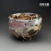 許明香手捏柴燒志野茶碗 良時美器當代台灣陶藝大師