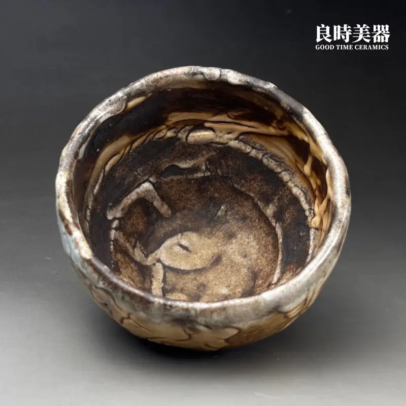 許明香360ml主人茶碗 茶席抹茶品飲功能與空間美學情境展示