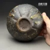 古川子作品底部落款真跡-岩礦鼻祖廖志榮