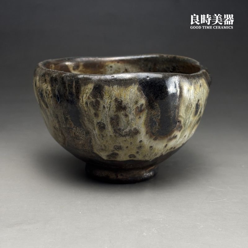 楊晴晴手作九份岩火柴燒志野茶碗-收藏級藝術精品-良時美器