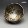 台灣名家楊晴晴柴燒志野細節-九份土落灰窯變