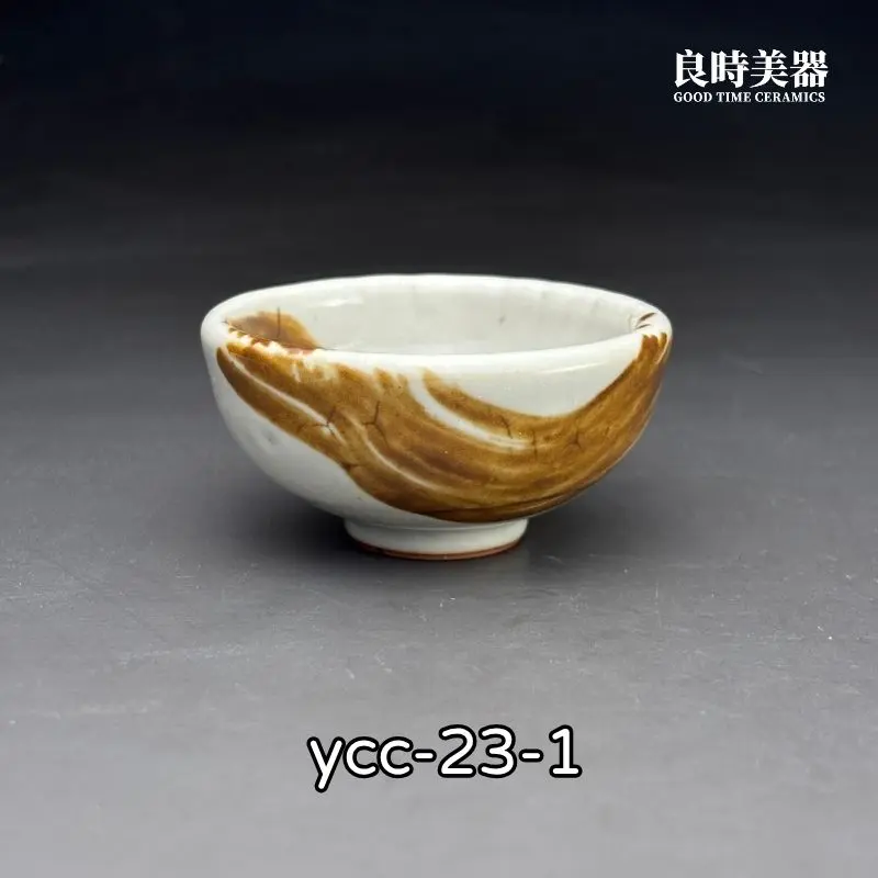 楊晴晴手作緋雲志野品茗杯-正能量陶塑精品