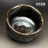高端台灣茶器-許旭倫1224g厚胎沉穩配重手拉坏細節內部