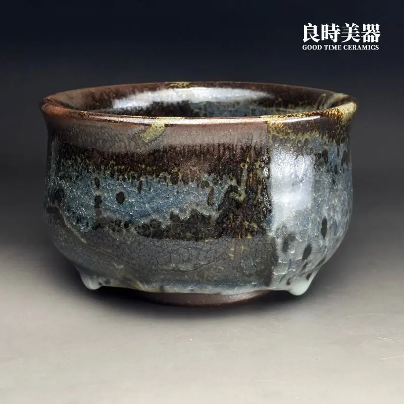 高端台灣茶器-許旭倫1224g厚胎沉穩配重手拉坏細節