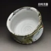 hsu-2-37 (5) 許旭倫手拉坏茶碗-碗身橫向流動釉痕與溫潤釉光質感